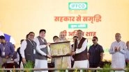 India News | Union Minister Amit Shah Inaugurates IFFCO's Sulphuric Acid Plant-3, Boosting India's Fertiliser Infrastructure
