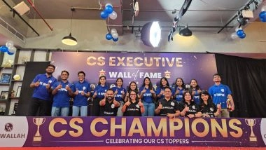 Business News | 7 PhysicsWallah (PW) Students Secure Ranks Under AIR 25 Declared in CS Executive Results