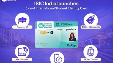 Business News | ISIC India Partners NPCI and Pine Labs to Unveil 5-in-1 International Student Identity Card