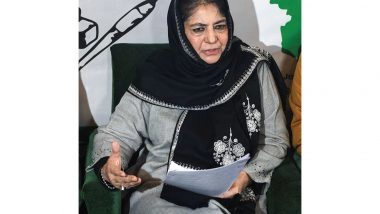 India News | Mehbooba Mufti Demands Release of Shia Protesters Detained for Demonstrating Against Khamenei's Assassination