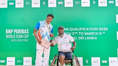 Sports News | India Clinch Bronze at BNP Paribas Wheelchair Team Cup Qualifiers