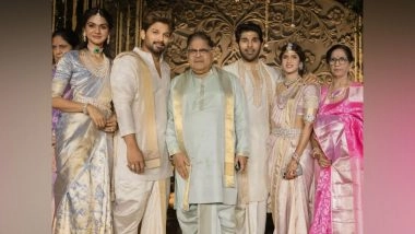 Entertainment News | Allu Arjun Sends Warm Wishes to Newlyweds Allu Sirish, Nayanika; Thanks Fans for Their Love