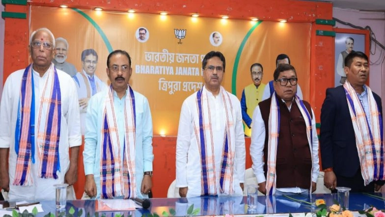 India News | Tripura CM Chairs Meeting with BJP Janajati Leaders Ahead of TTAADC Polls