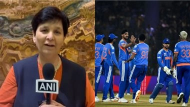 Entertainment News | T20 WC Final: 'Excited' Falguni Pathak Says She Hasn't Slept for Two Nights Ahead of Closing Ceremony