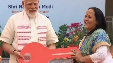 India News | PM Modi Inaugurated GPRA Project Worth ₹15,200 Crore, to Launch Metro Projects in Delhi