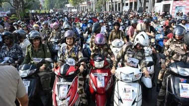 India News | Lok Sabha Speaker Om Birla Flags off  All-Women Bike Rally 2026 on International Women's Day