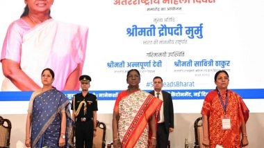 India News | President Droupadi Murmu Graces International Women's Day Celebrations in New Delhi