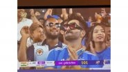 Entertainment News | Aparshakti Khurana, Karan Kundrra Cheer for Team India from Stands