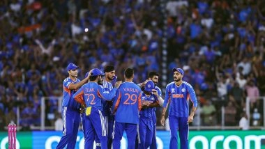 Sports News | Team India Wipes out Ghosts of 2023; Beats NZ by 96 Runs to Secure 3rd T20 World Cup Title at Ahmedabad