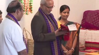 India News | VP CP Radhakrishnan Interacts with SHG Members and Lakhpati Didis in Tripura, Highlights Women-led Development