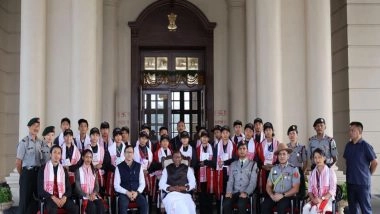India News | Assam Rifles National Integration Tour Team from Nagaland's Bhandari Interacts with Assam Governor, Visits Guwahati's Regional Science Centre