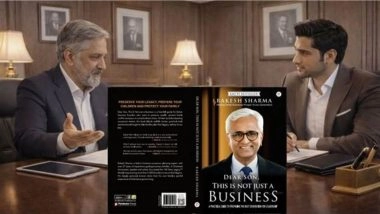 Business News | Rakesh Sharma Launches Book 'Dear Son, This Is Not Just a Business', A Wake-Up Call for Family Businesses