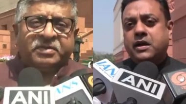 India News | 'Trying to Hold Parliament to Ransom': BJP MPs Slam INDIA Bloc Protest over West Asia Conflict