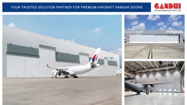 Business News | Gandhi Automations Strengthens Aviation Infrastructure with Advanced Aircraft Hangar Door Solutions