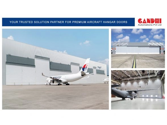 Business News | Gandhi Automations Strengthens Aviation Infrastructure with Advanced Aircraft Hangar Door Solutions