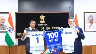 Sports News | India-New Zealand Discuss Expanding Sports Cooperation as 2026 Marks 100 Years of Sporting Ties