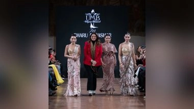 Business News | India's Fashion Tsunami! Charu Parashar & Urmimala Baruah's UMB Pageants Queens SLAY Paris-Milan Weeks with 'Begum Noir' - Proud Global Couture Conquest!