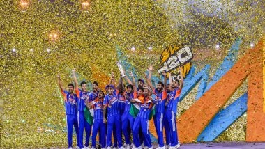 Sports News | Rajeev Shukla Hails BCCI's 131 Rs Crore Cash Reward to T20WC Winning Team India, Congratulates Men in Blue