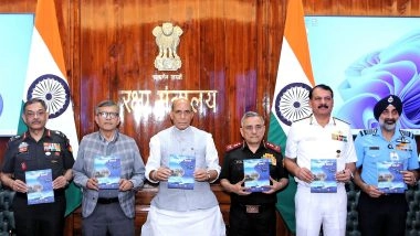 India News | Defence Minister Rajnath Singh Releases 'Defence Forces Vision 2047: A Roadmap for a Future-Ready Indian Military'