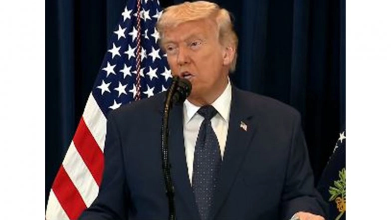World News | Trump Warns Iran Against Attempting to Block Strait of Hormuz and Disrupting Global Oil Supply
