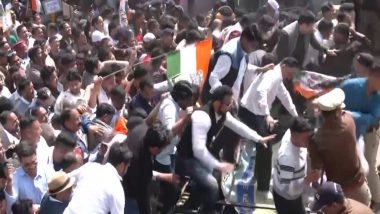 India News | Uttarakhand Assembly Session: Congress Demands Discussion on Unemployment, Inflation; Protesters Jump Barricades