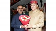 India News | Himachal CM Sukhu Welcomes Newly Appointed Governor Kavinder Gupta