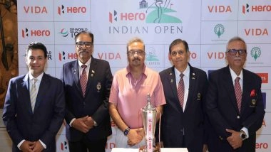 Sports News | Hero Indian Open Set to Tee-off with Record Prize Money of $2.55 Million