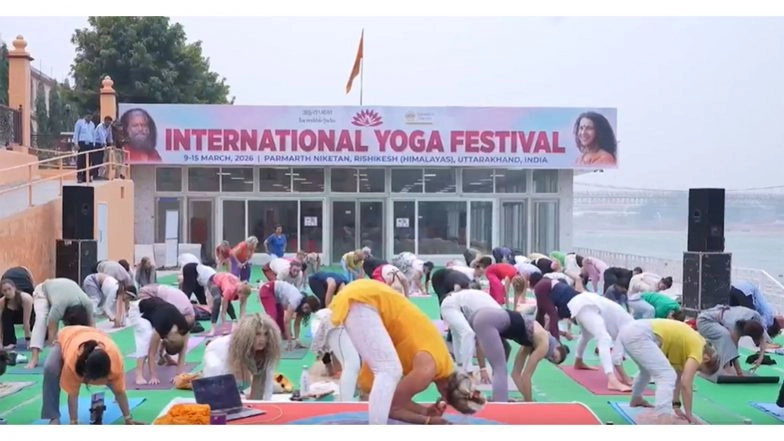 Entertainment News | Women Empowerment Takes Centrestage at Yoga Festival in Rishikesh, Sadhvi Bhagwati Highlights 