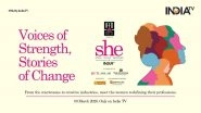 Business News | India TV 'SHE' Conclave Celebrates Women Leaders and Changemakers Across Sectors