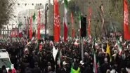 World News | Iran: Large Crowds Attend Funeral Procession in Tehran for Victims of US-Israeli Airstrikes