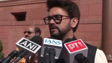 India News | Opposition's No-confidence Motion Against the Lok Sabha Speaker Lacks Facts and Substance: Anurag Thakur