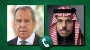 World News | Russian FM Holds Talks with Saudi Counterpart on Middle East Escalations