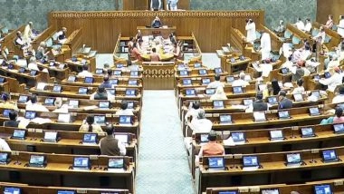 India News | Parliament Budget Session: Lok Sabha Adjourned Till 12 Noon Amid Sloganeering by Oppn