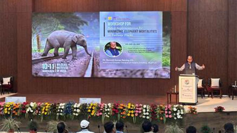 India News | Environment Ministry Organizes 2-day Workshop to Address Challenge of Elephant-train Collisions