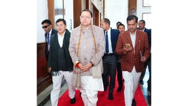 India News | Chamoli: Uttarakhand CM Pushkar Singh Dhami Attends 4th Day of Budget Session in Gairsain