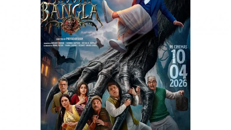 Entertainment News | 'Bhooth Bangla' Teaser: Akshay Kumar, Priyadarshan's Spooky Comedy Promises Laughs and Chills