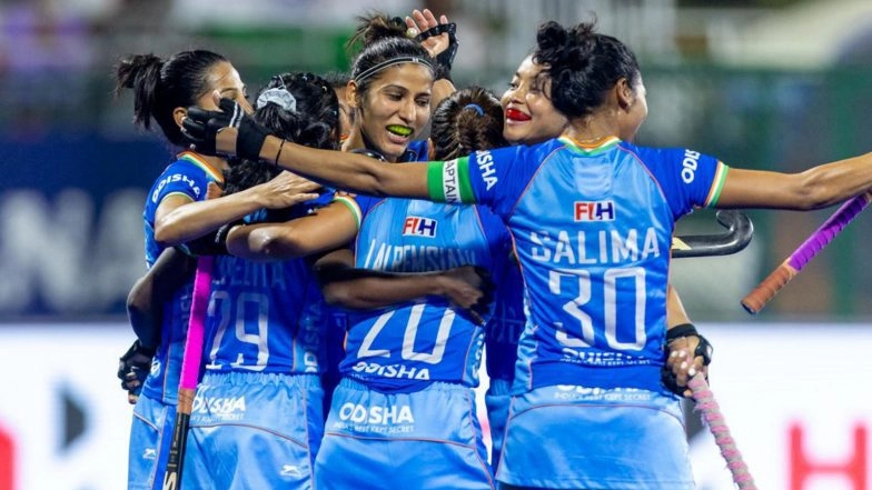 Sports News | India Shift Focus to Title Charge, Face Italy in Semi-final After Sealing World Cup Berth at FIH Hockey World Cup Qualifiers