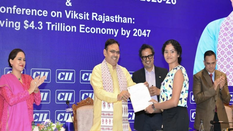 India News | Rajasthan Will Play Crucial Role in Realising Goal of 'Viksit Bharat': CM Bhajan Lal Sharma