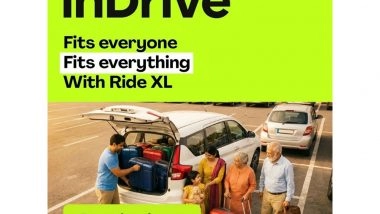 Business News | InDrive Launches Ride XL Category in Chandigarh, Offering Spacious 6-Seater Rides with Freedom to Choose the Fare