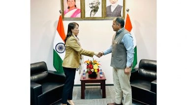 Business News | Indian Envoy in Shanghai Meets Ant Group Top Official, Discusses Deepening Economic Ties