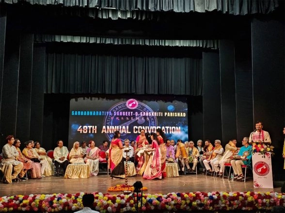 Business News | Sarbabharatiya Sangeet O Sanskriti Parishad Convenes 48th Annual Convocation in Kolkata; Prestigious Awards Conferred to Honor Cultural Heritage