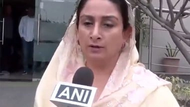 India News | AKali Dal MP Harsimrat Kaur Badal Files Complaint with National Commission for Women Against Punjab CM over Alleged Derogatory Remarks