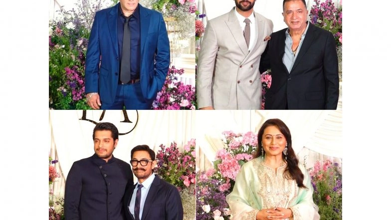 Entertainment News | Salman Khan, Aamir Khan, Rani Mukerji, Others Join Sooraj Barjatya's Daughter's Wedding Celebrations