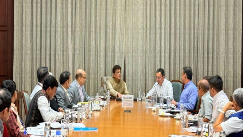 India News | Piyush Goyal Holds Meeting with Consultative Committee Members on Promotion of Export of Marine Products