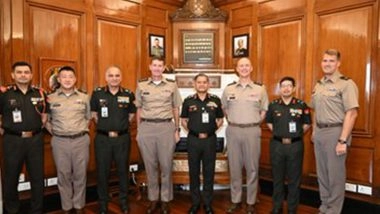 World News | COAS General Upendra Dwivedi Meets with US Commanding General Vowell to Strengthen Defence Partnership