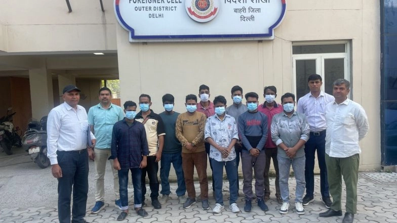 India News | Foreigner Cell of Outer District of Delhi Police Detains 10 Illegal Bangladeshi Immigrants