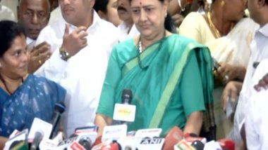 India News | VK Sasikala Reveals Name of New Political Party: All India Puratchi Thalaivar Makkal Munetra Kazhagam