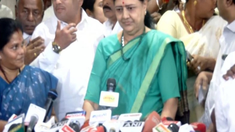 India News | VK Sasikala Reveals Name of New Political Party: All India Puratchi Thalaivar Makkal Munetra Kazhagam