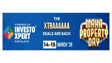 Business News | InvestoXpert Advisors to Host 3rd Edition of 'Maha Property Day' in Noida on March 14-15, 2026, Bringing Exclusive Homebuying Opportunities