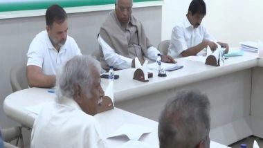India News | Lok Sabha LoP Rahul Gandhi Chairs Congress Central Election Committee Meeting Ahead of Assam Assembly Election